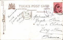 VINTAGE POSTCARD Nottingham Arboretum Lake