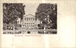 Paladar de Bruselas de la POSTAL de la VENDIMIA de la nación