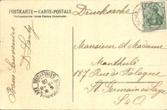 VINTAGE POSTCARD Augustusbad Scharbeulz D Ostsee Wolfsschlucht