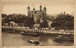 POSTAL de la VENDIMIA la torre de Londres