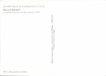 MODERN CARD Edouard Bouat the Little girl With the Dead Sheets