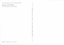 MODERN CARD Andreas Feininger The photojournalist 1955