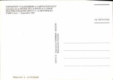CPM Exposition Calendriers Et Cartes Postales Presentee Par Le Musee De La Poste Et l'Union Des Philatelistes Des Paris 