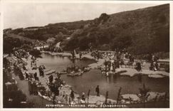 VINTAGE POSTCARD Peasholm Yachting Scarborough Pool