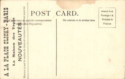 Extremo del norte de las casas viejas de Hampstead de la POSTAL de la VENDIMIA