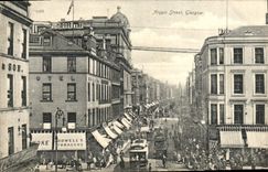 VINTAGE POSTCARD Argyle Street Glasgow
