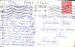VINTAGE POSTCARD The Landslin At Black Rock'n'roll Brighton Showing New Gardens Terrace