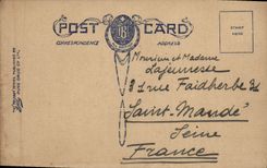 VINTAGE POSTCARD View Off Dyke Poyging Church Brighton