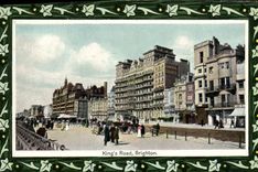 VINTAGE POSTCARD King' S Road Brighton
