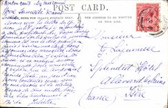 VINTAGE POSTCARD West Pier Brighton Esplanade