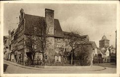 VINTAGE POSTCARD Lubeck Rosengarten