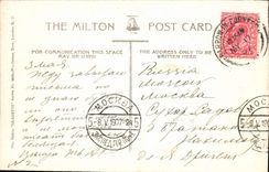 VINTAGE POSTCARD Boating Pool Canon Hill Park Birmingham