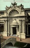 CPA West Entrance French Applied Arts Palace Franco British Exhibition London 1908