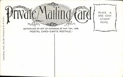 VINTAGE POSTCARD One Steamer Charles Macalester Capacity 1700 On the way For Mount Vernon Boat