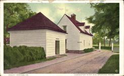 VINTAGE POSTCARD Mount Vernon Goes Carpenter Shop And Spinning House