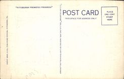 VINTAGE POSTCARD One Off The Many Steel Millets Pittsburgh Pa Steel Center Off The World Iron and steel industry