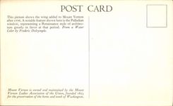 VINTAGE POSTCARD North Mount Vernon Showing Palladian Window