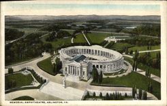 VINTAGE POSTCARD Memorial Arlington Amphitheater Goes