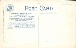 VINTAGE POSTCARD Memorial Arlington Amphitheater Goes