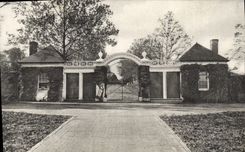 VINTAGE POSTCARD North Lodge Spoils Off Mount Vernon Virginia Home George Washington