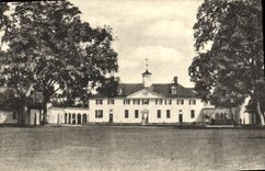 VINTAGE POSTCARD West Face From The Fan-in Cateway Mount Vernon Virginia Home Off George Washington