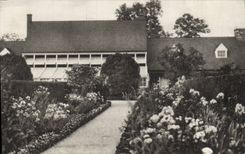 VINTAGE POSTCARD The Flower Garden Mount Vernon Virginia Home Off George Washington