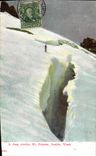 VINTAGE POSTCARD Deep Crevice MT Rainier Seattle Wash Alpinisme has