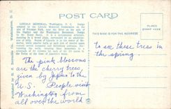 CPA Lincoln Memorial From The Potomac Washington D C