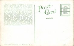 CPA U S Treasury Washington D C Washington Monument In Distance
