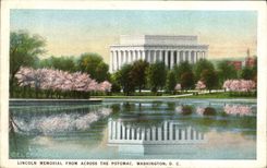 CPA Lincoln Memorial From Across The Potomac Washington D C