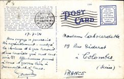 VINTAGE POSTCARD Library Off Congress Washington D C Library