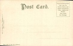 VINTAGE POSTCARD U.S. Congressional Library Washington D C Library