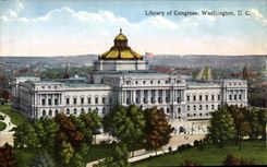 CPA Library Of Congress Washington D C Bibliotheque