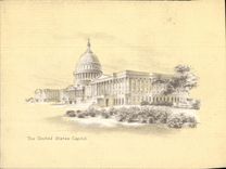 VINTAGE POSTCARD The United States Capitol