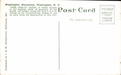 CPA Washington Monument Washington D C