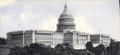 VINTAGE POSTCARD The Capitol Washington DC