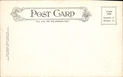 POSTAL Philadelphia de la VENDIMIA el hogar de Maria Drexel