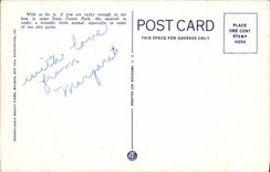 VINTAGE POSTCARD The Pennsylvania Nut Cracker Squirrel