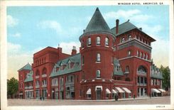 VINTAGE POSTCARD Windsor Hotel Americus Ga