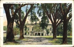 VINTAGE POSTCARD Old Mansion The Hermitage Savannah Ga