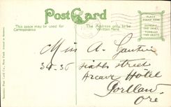 VINTAGE POSTCARD Sreet Looking North Omaha Neb