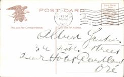 VINTAGE POSTCARD Omaha High Scholl Omaha Neb