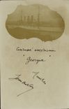 CARTE PHOTO Cuirasse Americain Georgia 