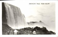 VINTAGE POSTCARD American Falls From Below