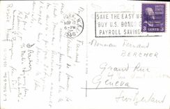 Catarata americana de la POSTAL de la VENDIMIA de debajo