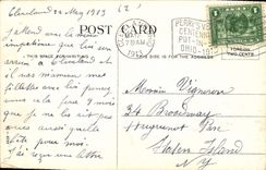 VINTAGE POSTCARD Public Public garden Looking Toward Euolio Avenue Oleveland Ohio