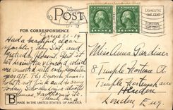 Cortijo de la concordia de la casa de Rafael Waldo Emerson de la POSTAL de la VENDIMIA