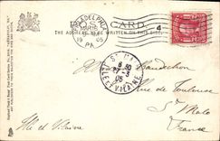 VINTAGE POSTCARD Annapolis Hand Naval Walk Academy Militaria