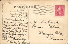 VINTAGE POSTCARD Day Line Str Hendrick Hudson Approaching Newburgh Landing Boat