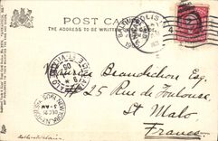 VINTAGE POSTCARD Annapolis Marine Barracks And Officers Quarters Militaria